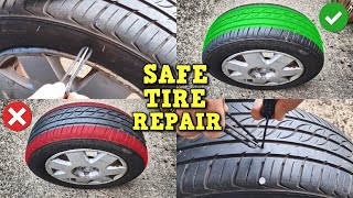 Tire Sidewall Damage  Is it Repairable or Not [upl. by Dempstor58]