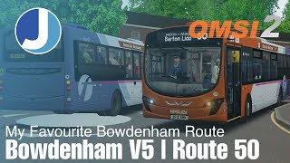 My Favourite Bowdenham Route  Route 50  Bowdenham V50  OMSI 2 [upl. by Burton]