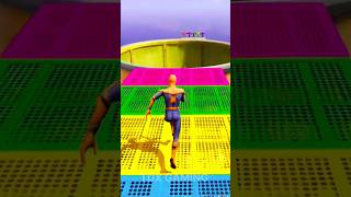 GTA 5 Epic Water Ragdolls  SpiderMan Jumps  Fails SpiderMan vs Minions amp Hulk shortsfeed gta [upl. by Oetomit193]