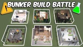 100k BUNKER BUILD BATTLE in BLOXBURG [upl. by Llenehs]