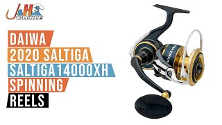 Daiwa 2020 Saltiga SALTIGA14000XH Spinning Reels  JampH Tackle [upl. by Atteyek]