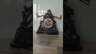 AGUL Lenzkirch Schaukler Tischuhr Kaminuhr Automation Clock Swinger Automatenuhr [upl. by Ahsaret]