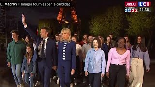 Revivez larrivée dEmmanuel Macron sur le Champ de Mars [upl. by Aneev728]