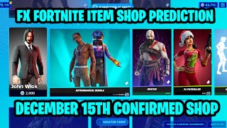 December 15th 2023 Fortnite Item Shop CONFIRMED  Fortnite Early Item Shop Prediction December 15th [upl. by Atsyrc]