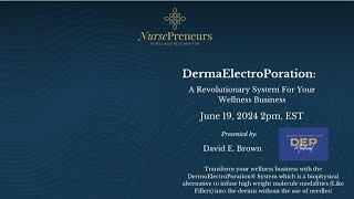 DermaElectroPoration  A Revolutionary System For Your Wellness Business [upl. by Yedoc813]