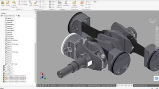 Driving Assemblies and Sub Assemblies in Inventor [upl. by Redle652]