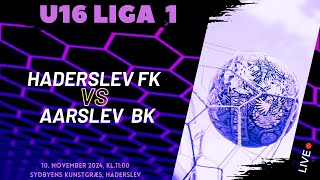 U16 Liga 1 Haderslev FK  Aarslev BK [upl. by Atiuqal]