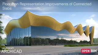 ARCHICAD 23  Floor Plan Representation Improvements of Connected Slabs [upl. by Acirema]