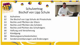 Schulanmeldung an der Bischof von Lipp Schule  Anmeldung 0710März818 Uhr amp 11März813 Uhr [upl. by Egap]