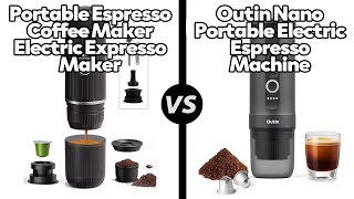 Portable Espresso Coffee Maker vs Outin Nano Portable Electric Espresso MachineWhich One Is Better [upl. by Ornstead]