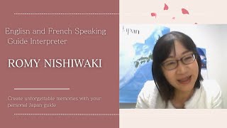 English and French speaking Guide interpreter  Hiromi Romy Nishiwaki [upl. by Alphonse]