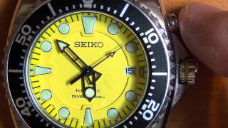 Wrist Watch Review Part 6  Seiko Kinetic SCUBA Divers 200m wrist watch  5M62 [upl. by Starkey38]