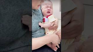 Baby Vaccine action at hospital 🏥 and funny 😂 baby love cute family babygirl happy funny [upl. by Schlicher162]