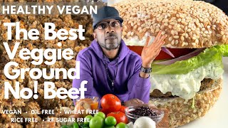 Best Healthy Vegan Veggie Ground Meat Substitute [upl. by Robbin]