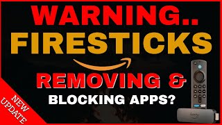 ARE FIRESTICKS REMOVING AND BLOCKING APPS [upl. by Allene]