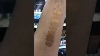 LANCÔME  Teint Idole Ultra 24H Long Lasting Foundation  Caramel Swatches is now Autumn Swatches [upl. by Pinkham]