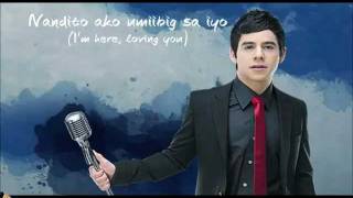 David Archuleta  Nandito Ako w English Translation and Lyrics on screen [upl. by Lamar449]