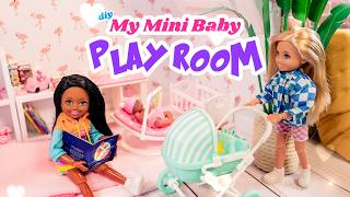 Let’s Make A Miniature Playroom Using My Mini Baby amp Mini Brands Accessories [upl. by Frederiksen733]