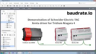 Tridium Niagara  Schneider Electric TAC Xenta [upl. by Tewell]