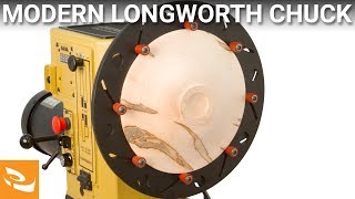 Modern Longworth Chuck Woodturning [upl. by Henri]