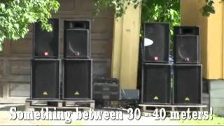 Behringer  JBL  Wharfedale Demo [upl. by Paradies383]