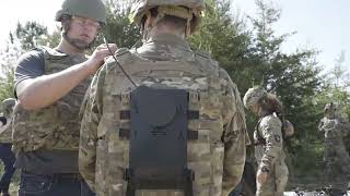 US Army 101st Airborne tests the SABER passive exoskeleton [upl. by Tilney207]