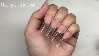 How To Do Acrylic Nails And French Tip Design [upl. by Asseneg]