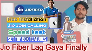 Jio Fiber Installation Postpaid Plan FREE Router  Speed Test  Installation Charges Full Detail [upl. by Htiduj287]