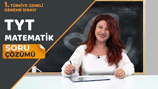 Endemik Yayınları 20232024 1 TG Deneme Sınavı TYT  Matematik Video Çözümlü Cevap Anahtarı [upl. by Winthorpe]