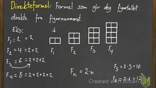 Figurtall Direkteformel og følgeformel [upl. by Thetis]