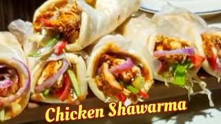 Chicken Shawarma Recipe Homemade Shawarma [upl. by Neenahs]