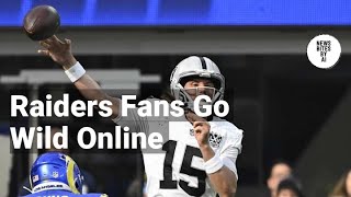 Raiders Fans React to Gardner Minshews Week 7 Performance [upl. by Jacy]