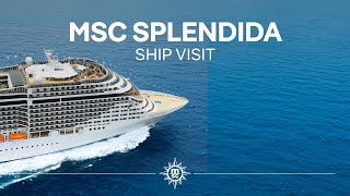 MSC Splendida  Ship Visit Full version [upl. by Gayla]