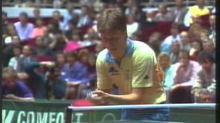 Jan Ove WaldnerAndrej Grubba World Semifinal1989 [upl. by Asatan]