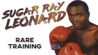 Sugar Ray Leonard RARE Training In Prime [upl. by Quinta10]