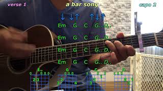 a bar song shaboozey guitar chords [upl. by Pressey810]