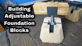 Building Adjustable Foundation Blocks [upl. by Ecnerrat]