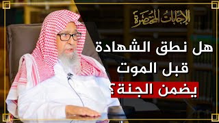 هل يصح الحديث عن الرسولﷺ من كان آخر كلامه لا إله إلا اللَه دخل الجنة؟  العلامة الشيخ صالح الفوزان [upl. by Richy975]