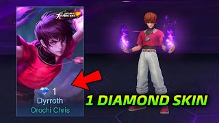 DYRROTH KOF SKIN FOR 1 DIAMOND😱  NEW KOF SKINS🔥 [upl. by Fisk68]