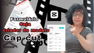 Como preencher o formulário do Cap Cut [upl. by Coulson]