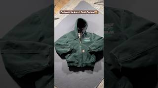 Carhartt Jackets I Sold Online ebayseller thrifting garagesale bolo vintage duckcanvas go [upl. by Ynnavoj]