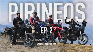 SIN REFUGIO Y TENERE AL RIO  E02 Ruta por Pirineos  Yamaha Ténéré 700 [upl. by Iknarf]