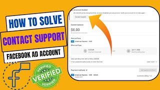 How to Solve Facebook Ad Account Disabled Issues and Contact Support [upl. by Urata]