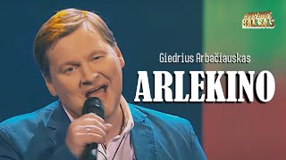 Giedrius Arbačiauskas  Arlekino Lyric Video Auksinis Balsas [upl. by Aurthur377]