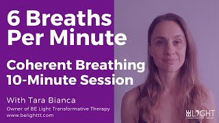 Guided Breath Session  Coherent Breathing  6 Breaths Per Minute [upl. by Llennahc]