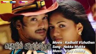 Nakka Mukka Female Song  Kadhalil Vizhunthen Movie  Nakul  Sunaina  Vijay Antony [upl. by Scutt]