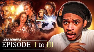 WATCHING STAR WARS EPISODES 13  FIRST TIME WATCHING Full Movie Reaction [upl. by Mazur]