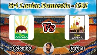 Colombo vs Jaffna  Final  National Super League Limited Over Tournament 2024 [upl. by Ganny]