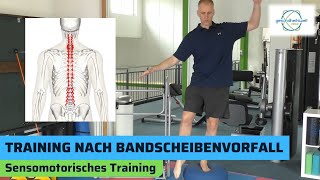 Training nach Bandscheibenvorfall  Sensomotorisches Training [upl. by Shipp]