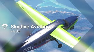 Microsoft Flight Simulator 2024 • Skydive Aviation Mission [upl. by Bast325]